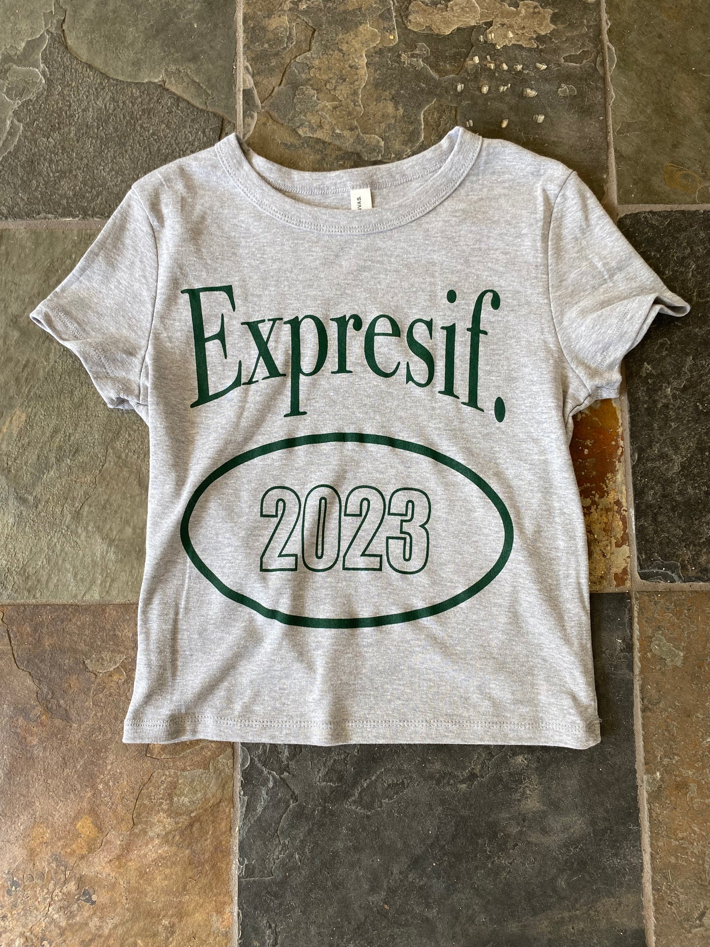 Expresif Baby Tee (Grey)