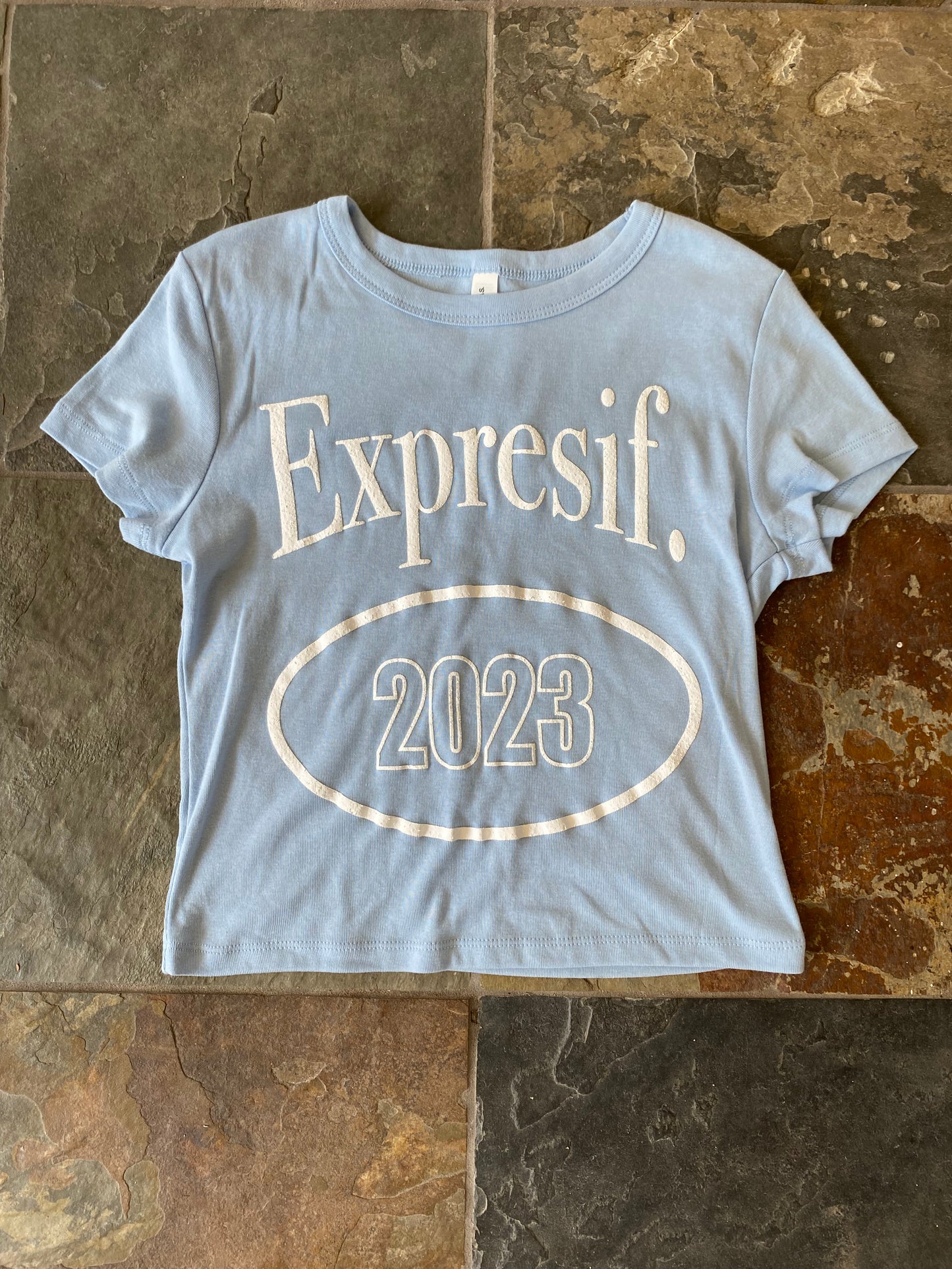 Expresif Baby Tee (Blue)